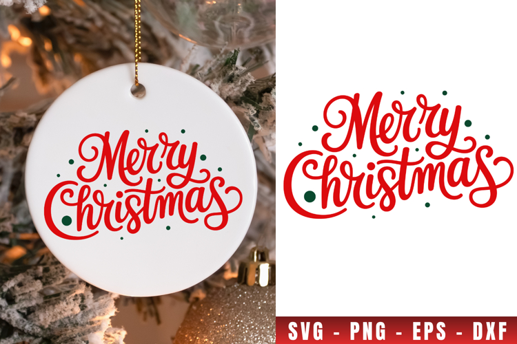 Merry Christmas Tree Svg Image 24