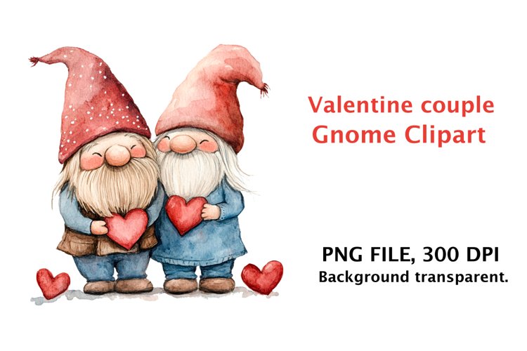 Valentine Gnome Clipart Image 3