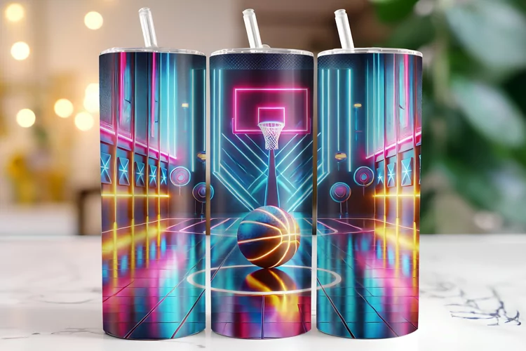 Basketball Tumbler Wrap | Sublimation | Tumblers