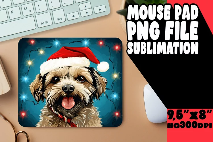 Cheerful Winter Mouse Mat