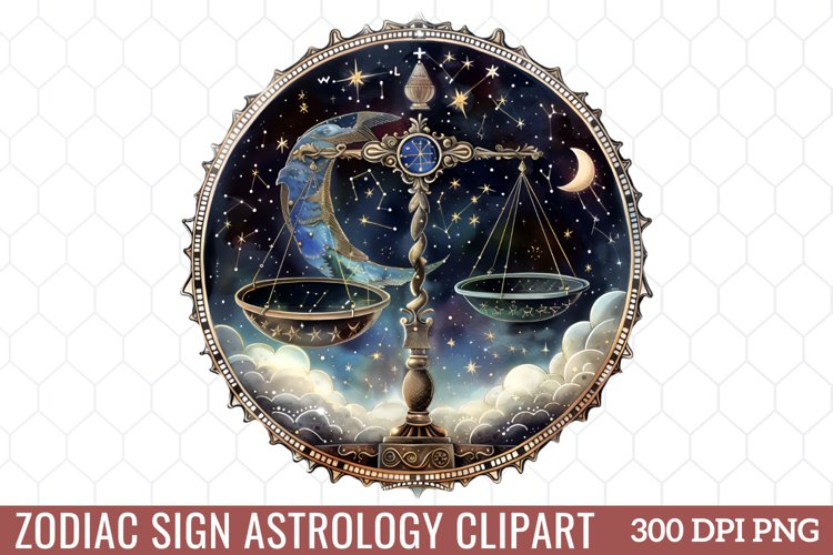 Zodiac Sign Astrology Clipart example image 1