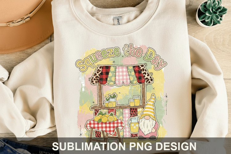 Squeeze the day Sublimation PNG - Summer Sublimation Design