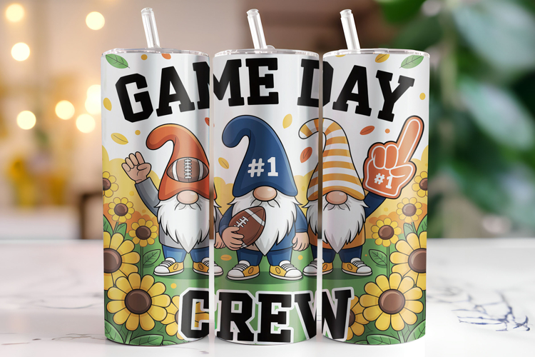 Gameday Mom Tumbler Wrap | Sublimation | Tumblers