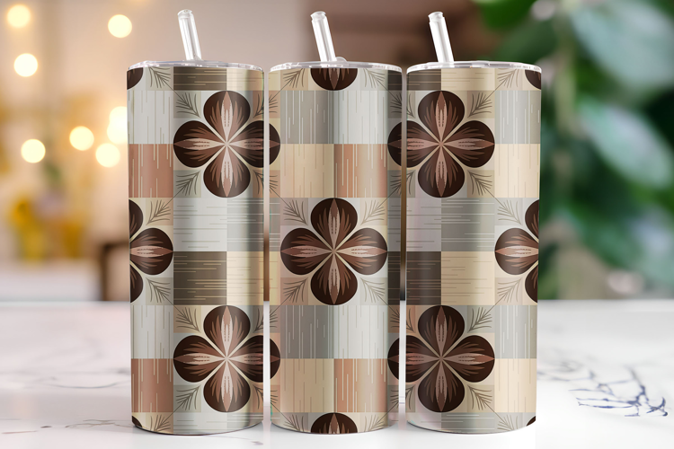 Floral Pattern Tumbler Wrap | Sublimation | Tumblers
