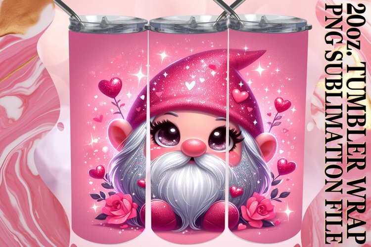 Festive Love Gnome Sublimation example image 1