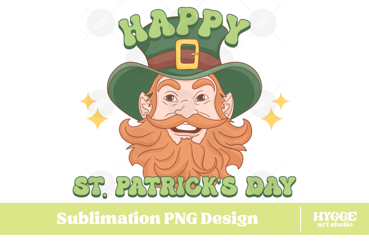Happy St Patricks Day PNG DTF Irish Lucky Leprechaun Beer