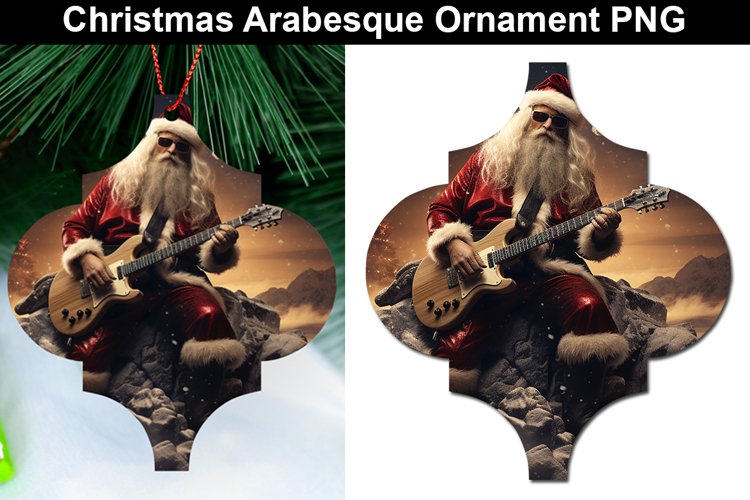 Christmas Santa Rock Tumbler Sublimation PNG Design