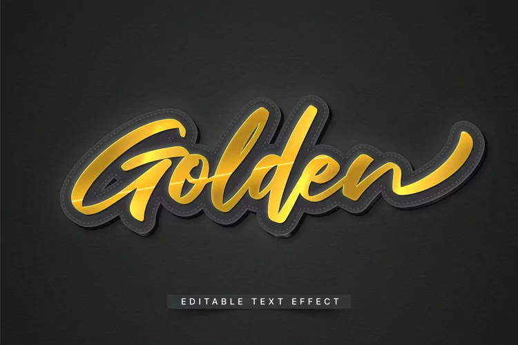 Editable Text Effect for Illustrator. Vector Graphic styles