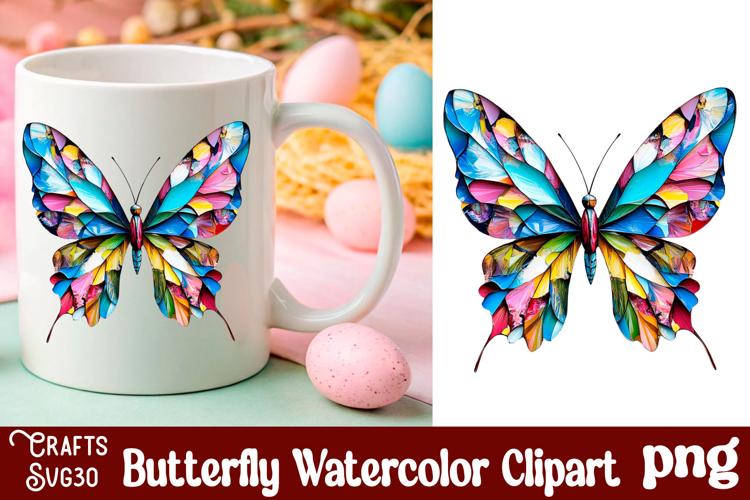 Butterfly Flowers Clipart Sublimation Png Butterfly