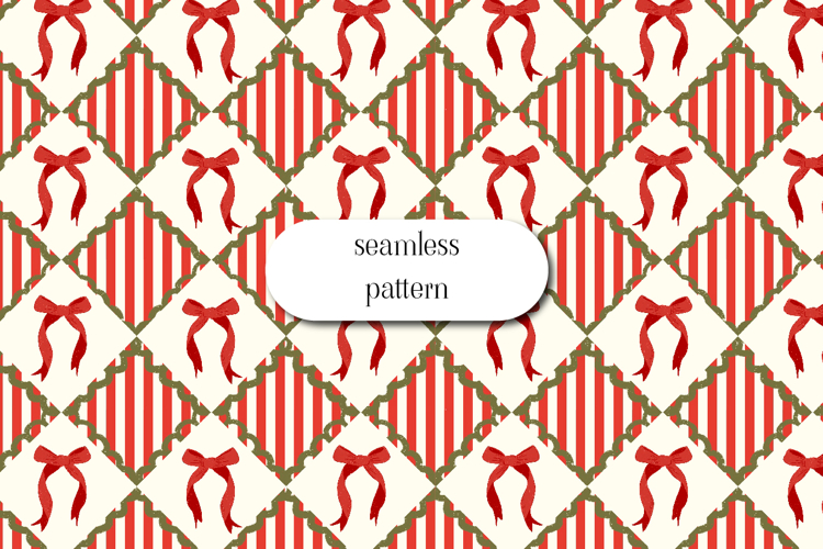 Christmas Seamless Pattern Image 9