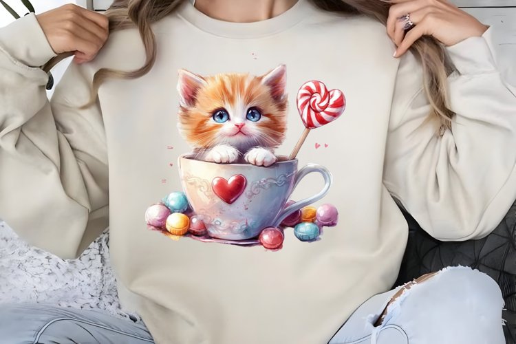 Cute Cat Clipart Image 21