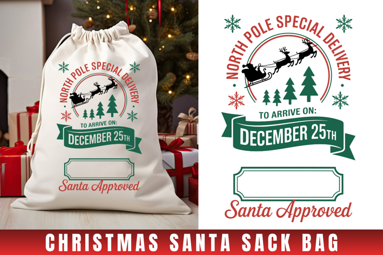 Santa Sack SVGs Image 22