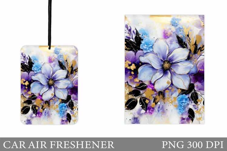 Flowers Car Air Freshener. Car Air Freshener Design