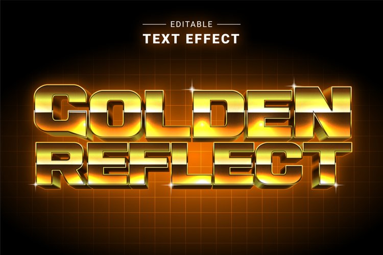 Editable Text Effect for Illustrator. Vector Graphic styles