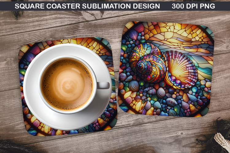 Summer Coaster Sublimation, Summer Coaster PNG Design