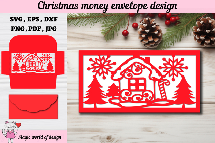 Cut File Money Envelopes For Gifts|Papercut Gift Card