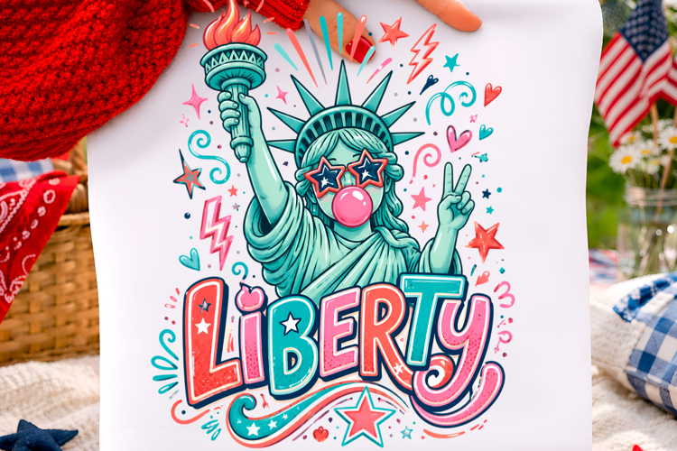 4th of July PNG t-shirt design PNG