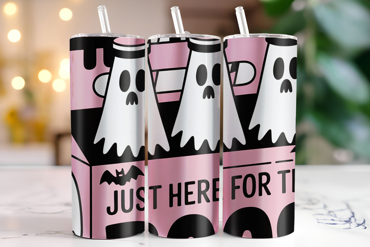 Just here for the Boos Tumbler Wrap | Sublimation | Tumblers
