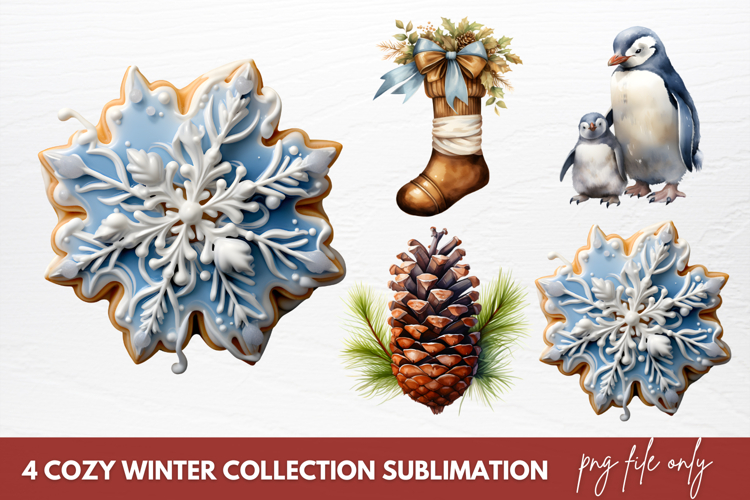Winter Watercolor Clipart Image 12