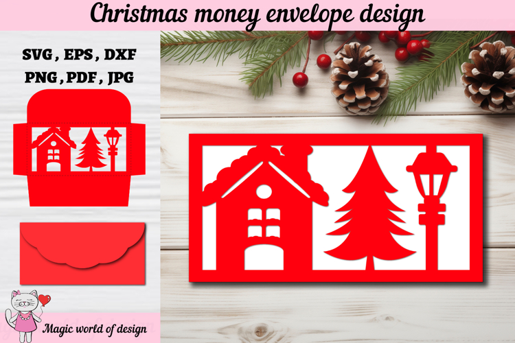 Cut File Money Envelopes For Gifts|Papercut Gift Card