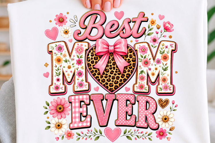 Best Mom Ever Bow Trending T-shirt
