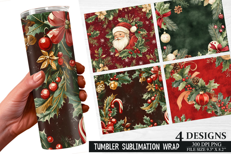 Christmas Tumbler Wrap Image 8