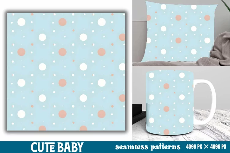 Cute Baby Pastel Digital Papers