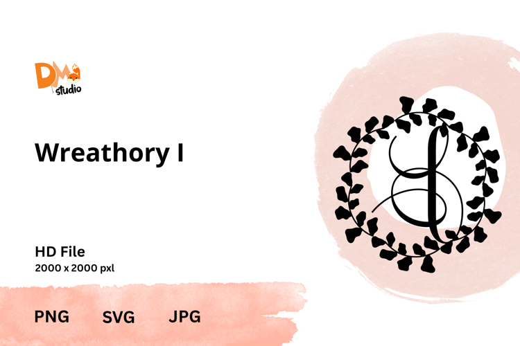 Wreath Monogram SVGs Image 11