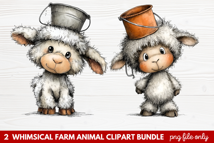 Farmhouse Animals Clipart Image 12