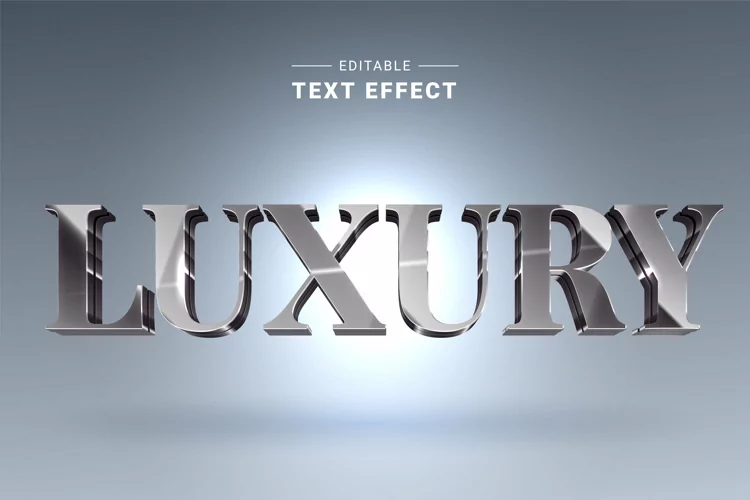 Editable Text Effect for Illustrator. Vector Graphic styles