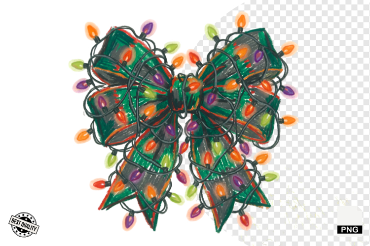 Halloween Bows & Lights Clipart