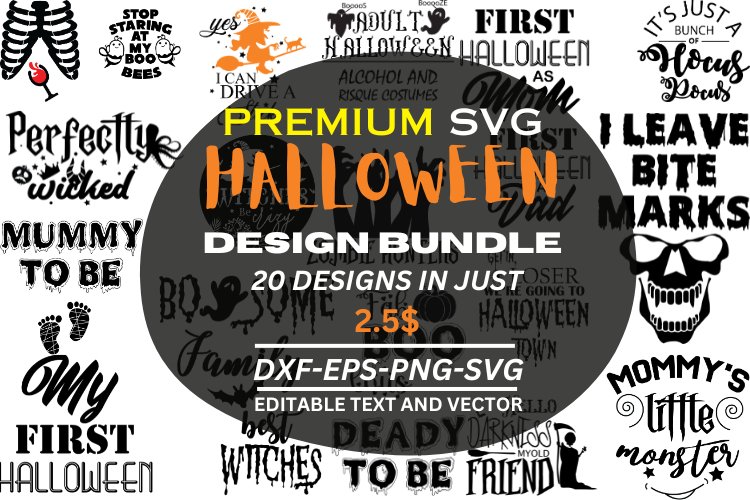 Silhouette Halloween Clipart Image 13