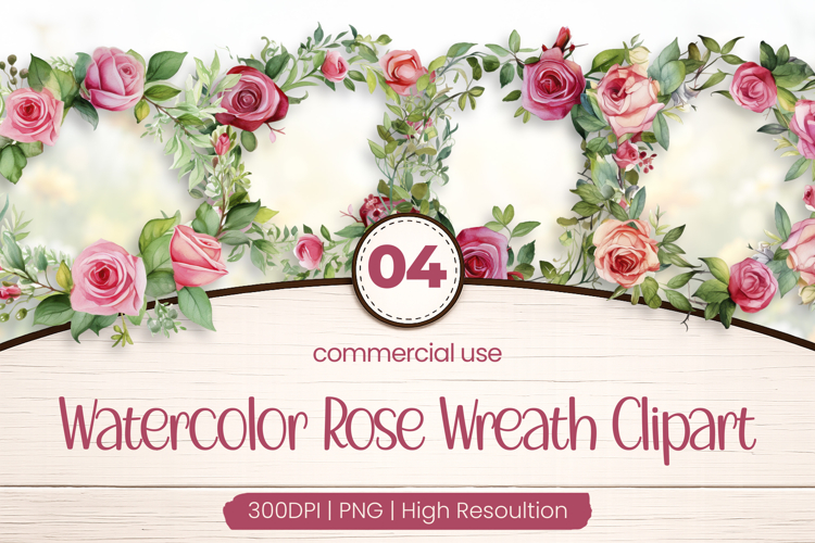 Floral Frame Clipart Image 6