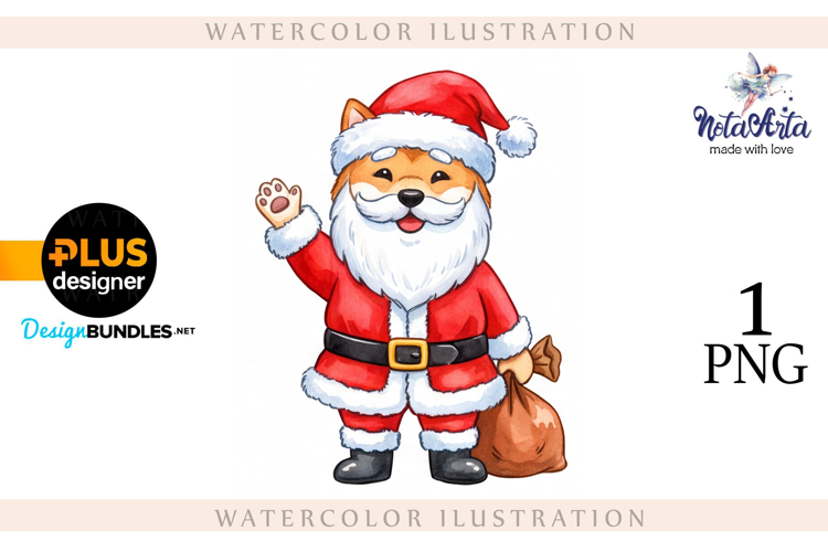 Merry Christmas with a Joyful Shiba Inu!