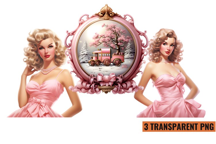 Vintage Christmas Clipart Image 8