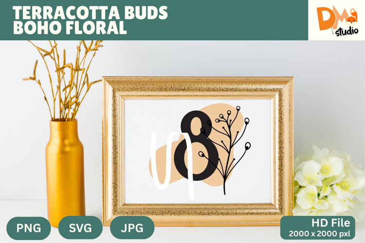 Floral Monogram Letter Svg Image 11