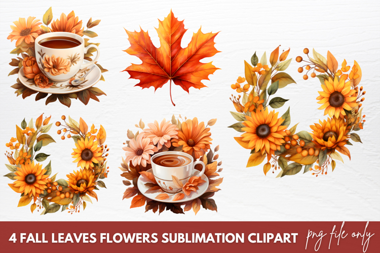 Watercolor Leaves Clipart Image 19