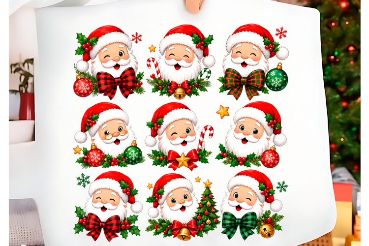 Cute Santa Christmas T-shirt Png