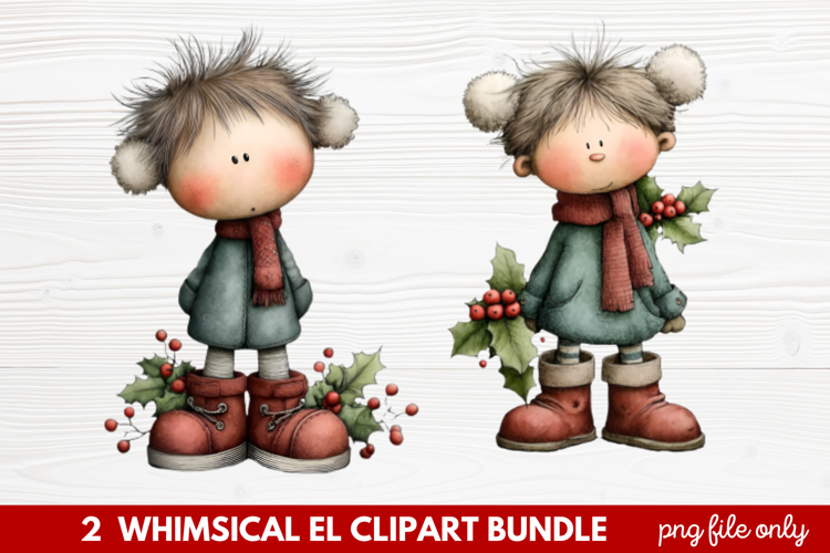 Cute Elf Clipart Image 12