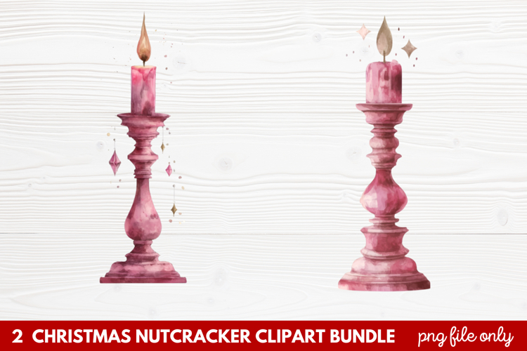 2 Christmas Nutcracker Clipart | Festive Holiday Nutcracker