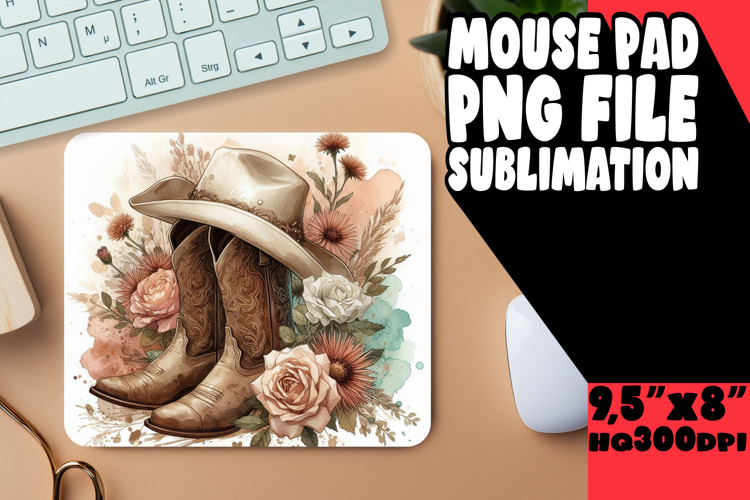 Sweet Mouse Pad Design Sublimation, Western