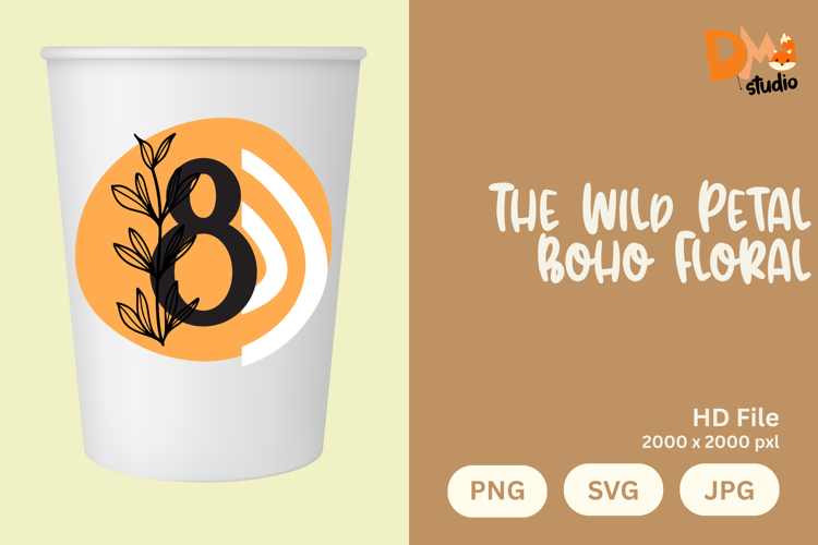 Wild Flower Svg Image 11