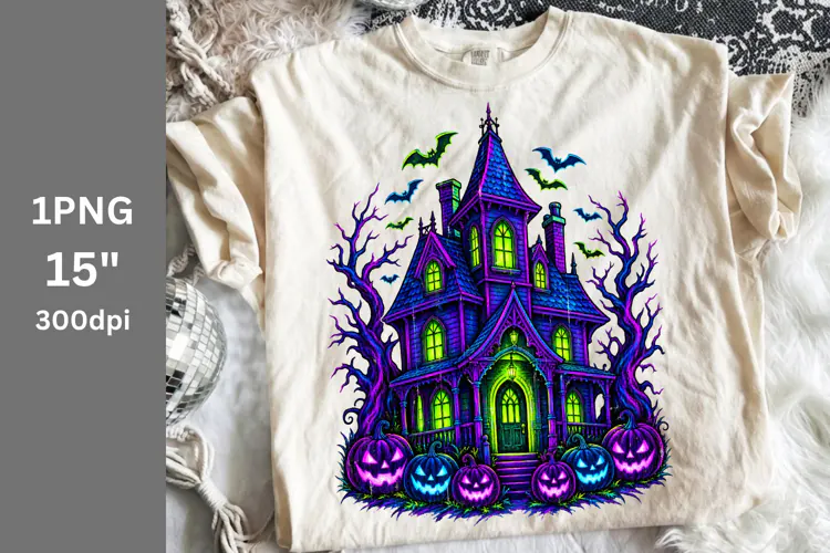 Halloween PNG, Hunting house PNG, Fall PNG