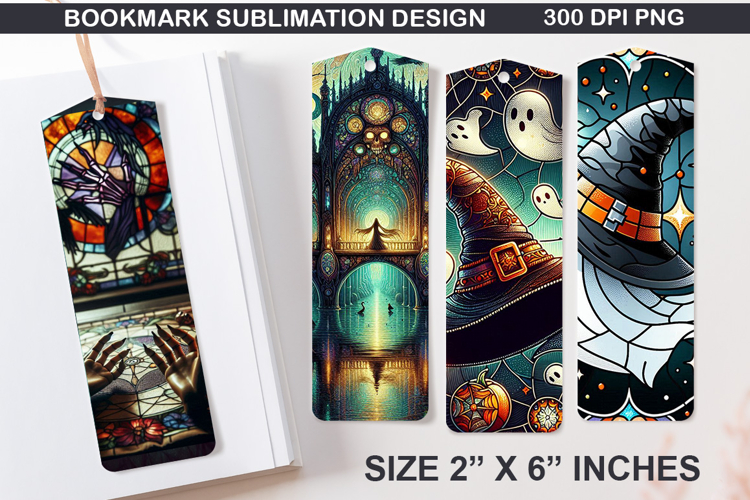 Bookmarks Sublimation - Halloween Holly Berries PNG Design