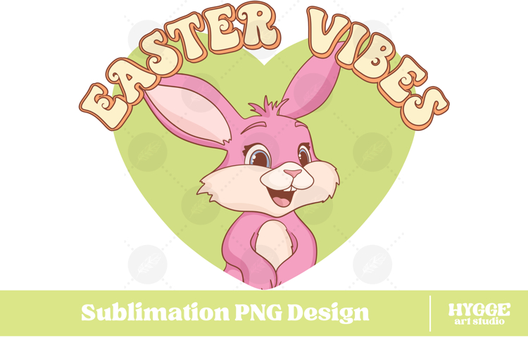 Easter Bunny Sublimation DTF Chick Farm Hip Hop Spring Joy