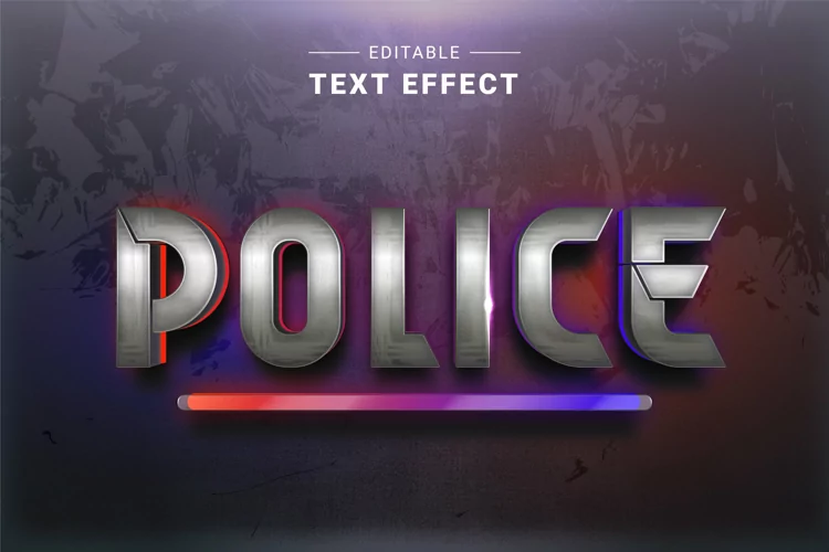 Editable Text Effect for Illustrator. Vector Graphic styles