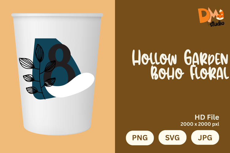 Boho Floral Svg Image 12