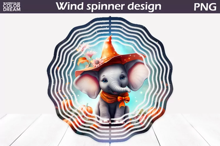Elephant Wind Spinner | Kids Fall Wind Spinner