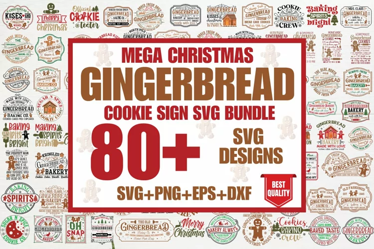 Gingerbread svg bundle, Gingerbread bundle, Christmas SVG