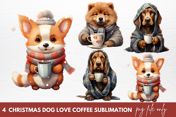 Christmas Dog Clipart Image 14
